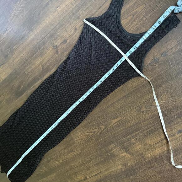 Vintage Black Textured Whimsigoth Patterned Rabbit Rabbit Rabbit 90's Witch 8M - Picture 6 of 6